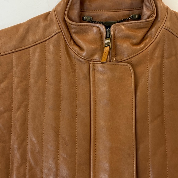 Ralph Laurent brown leather vest - Picture 9 of 10